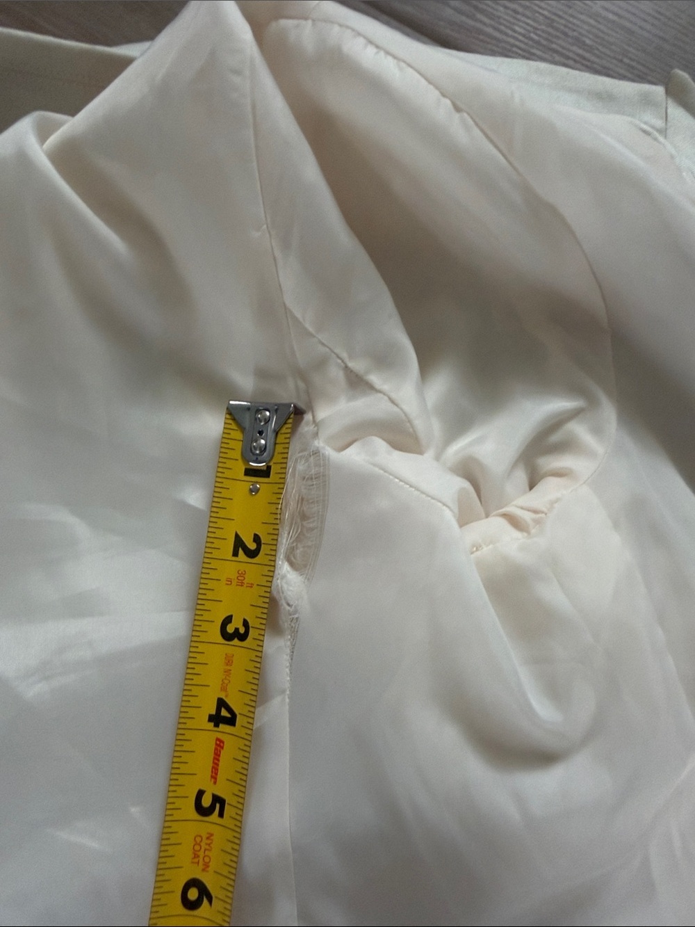 Jason Wu off-white linen blend blazer minimalist career jacket summer basic m - Picture 9 of 10